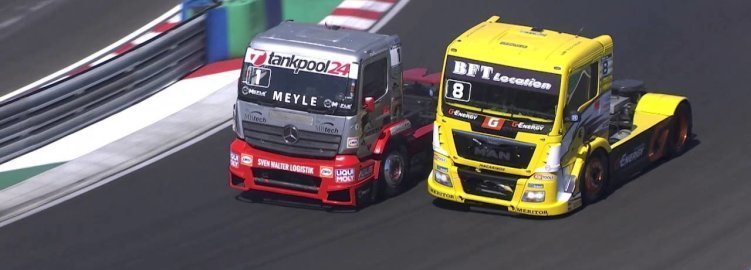 15 camioane au plecat în viteză pe circuitul Hungaroring! (VIDEO)