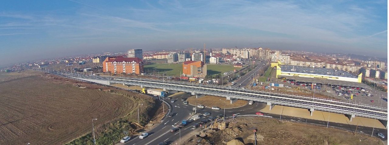Pasajul peste Centura Oradea, finalizat