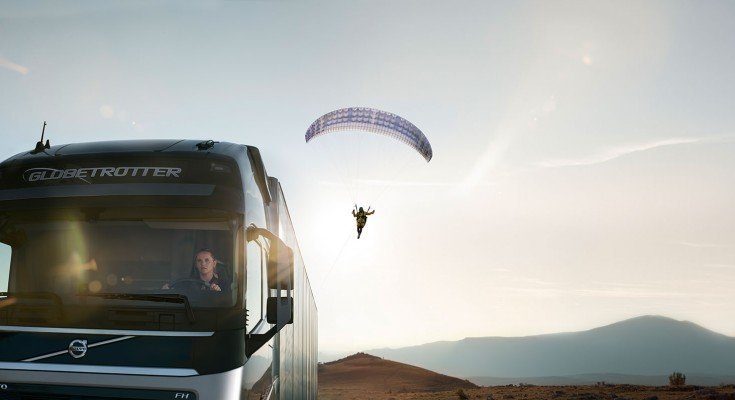 „THE FLYING PASSENGER” DIN SERIA LIVE TEST DE LA VOLVO TRUCKS