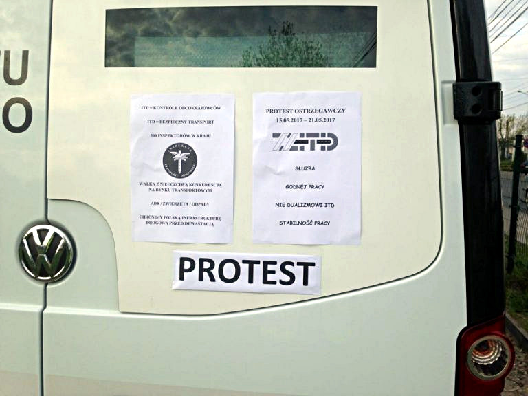 Ruszył protest inspektorów ITD. Będą kontrolować tylko polskich kierowców