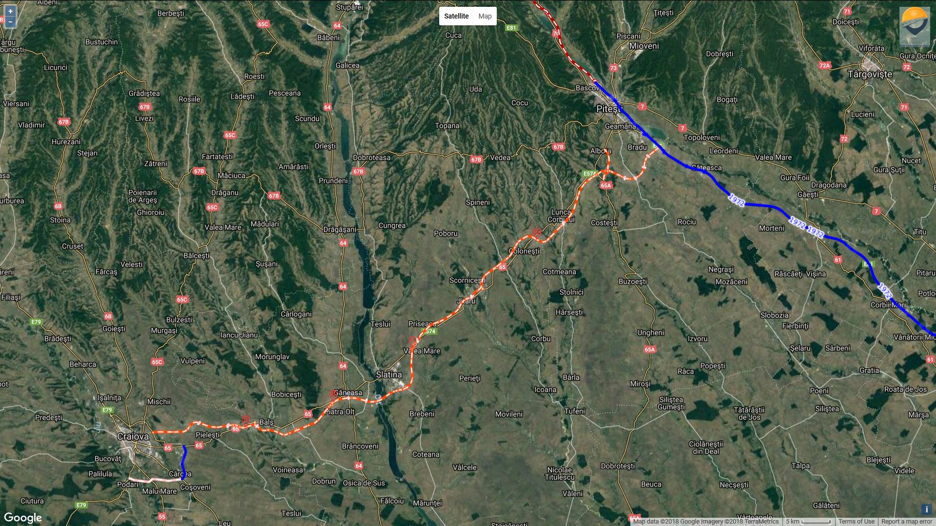 Licitațiile pentru execuția tronsoanelor 3 și 4 ale Drumului Expres Craiova-Pitești sunt foarte aproape de anulare