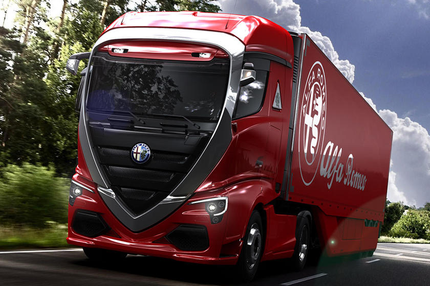 Itt az Alfa Romeo első kamionja. Vagyis ilyen lenne, ha lenne