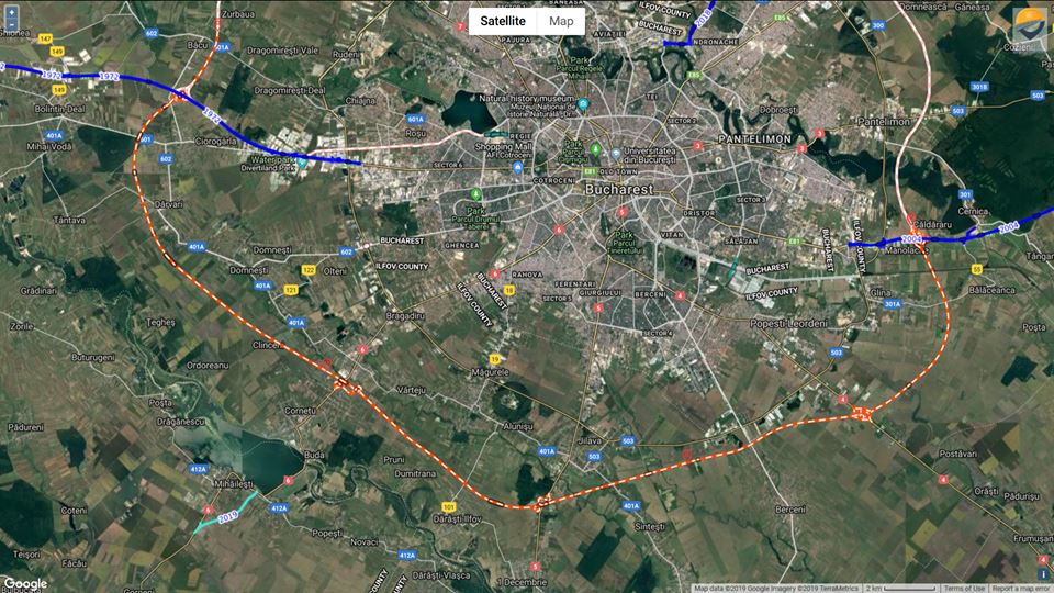 Cale liberă pentru semnarea contractului aferent proiectării și execuției lotului 3 al Autostrăzii A0 Centura București!