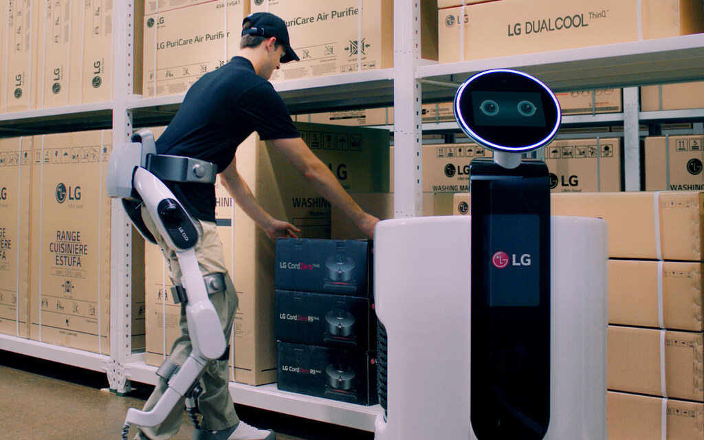 See how exoskeletons can help in a warehouse