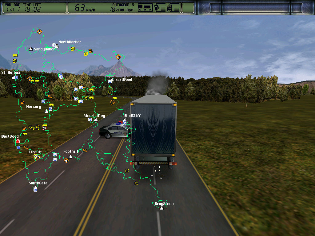 He became a truck driver because of a computer game. “I was enchanted by the romantic nature of this profession”.