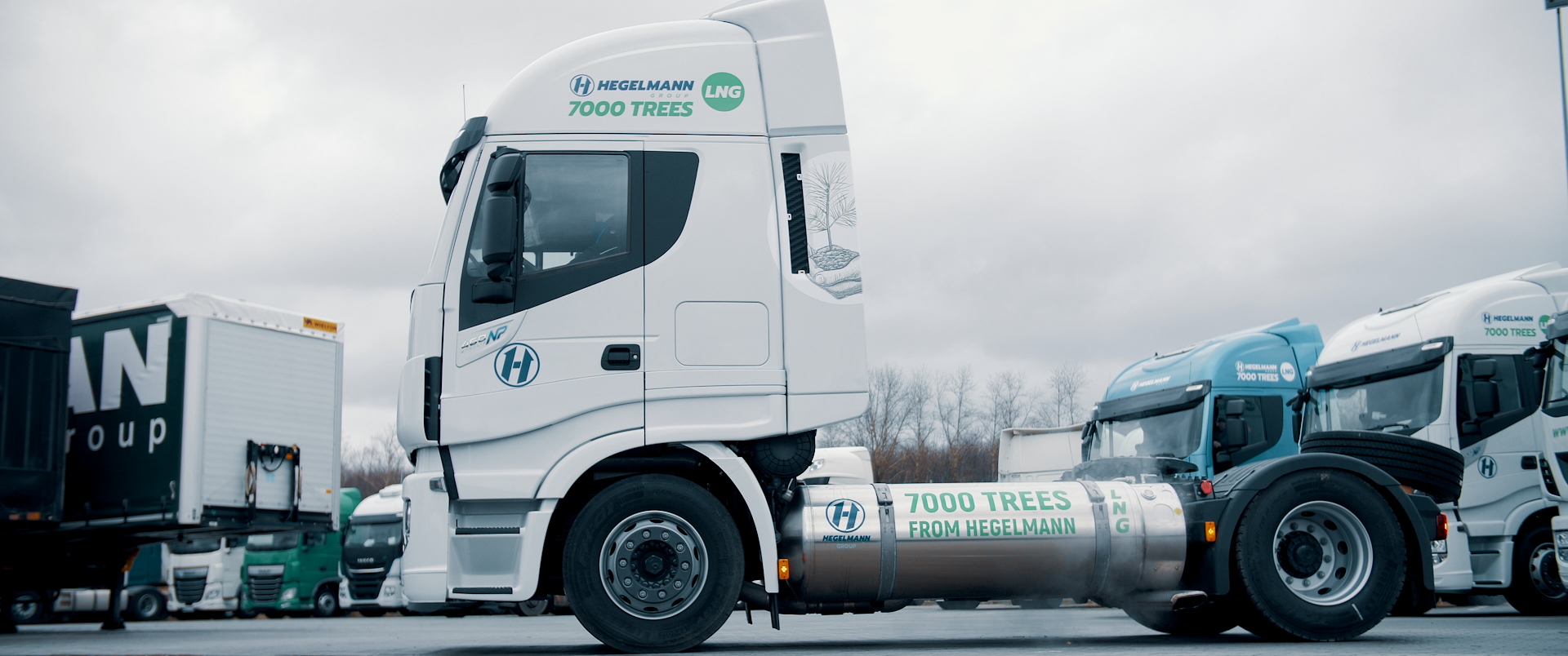 German transport and logistics operator opts for gas trucks. Over time, they will make up 20% of the fleet