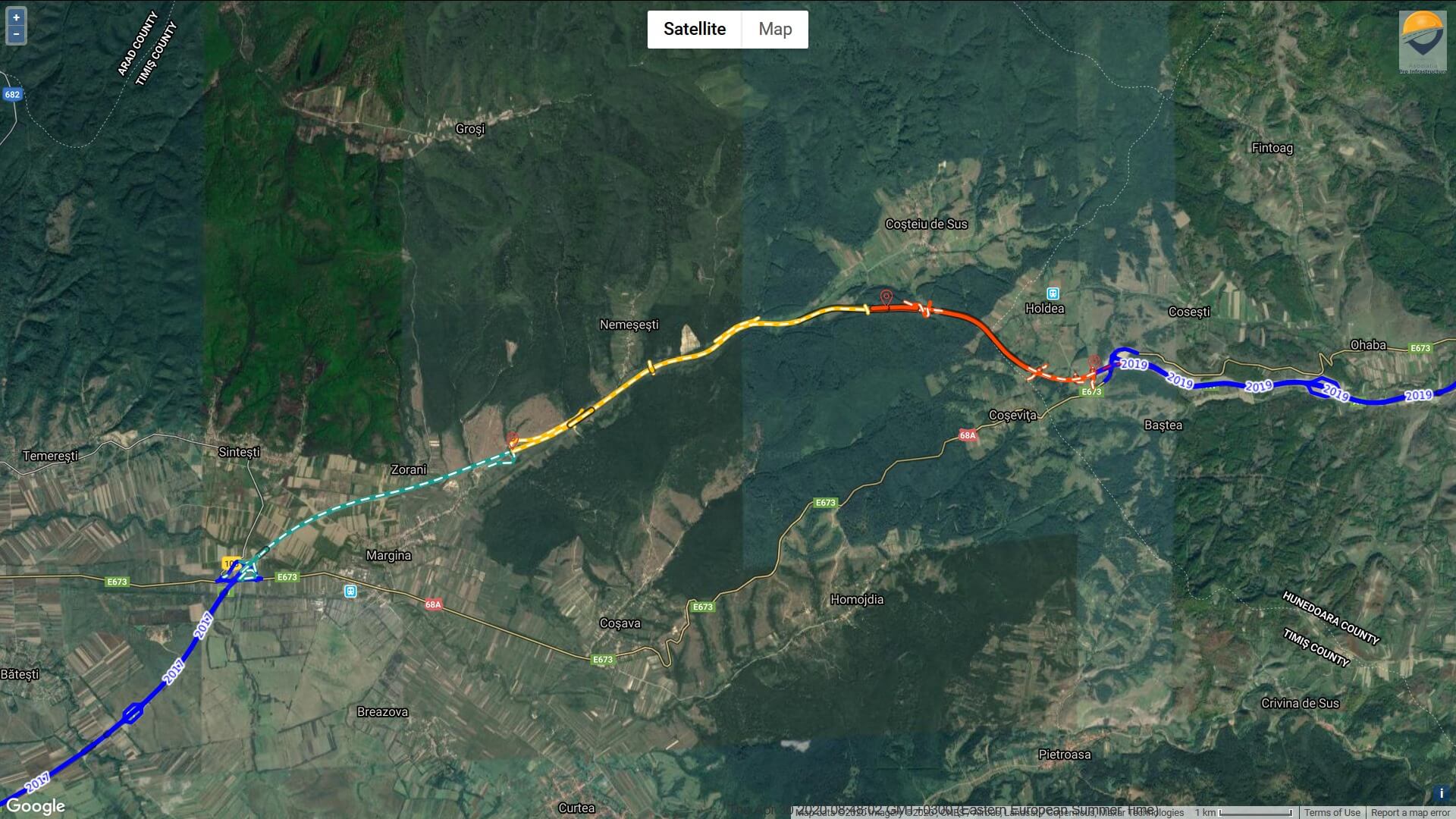 În sfârșit CNAIR decide construirea celebrelor tuneluri „pentru urși” de pe Autostrada A1