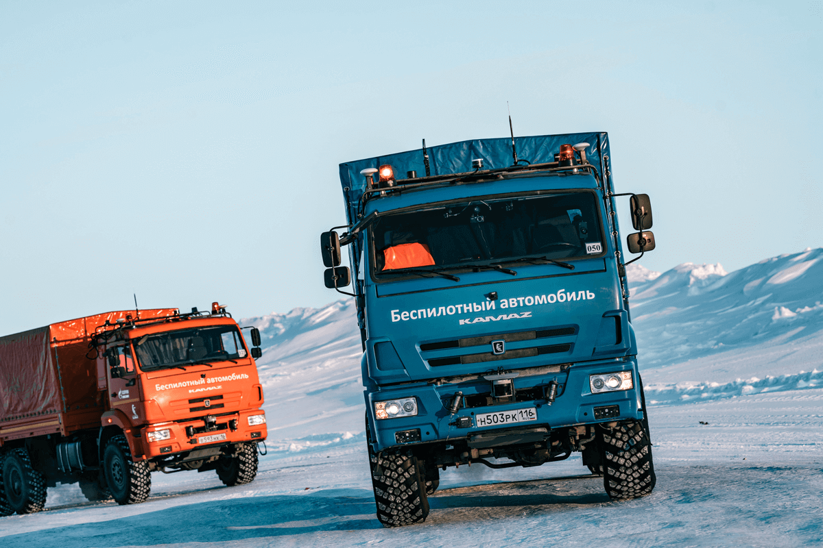 Through snow and ice. How do autonomous Kamaz trucks cope in extreme conditions in Siberia?