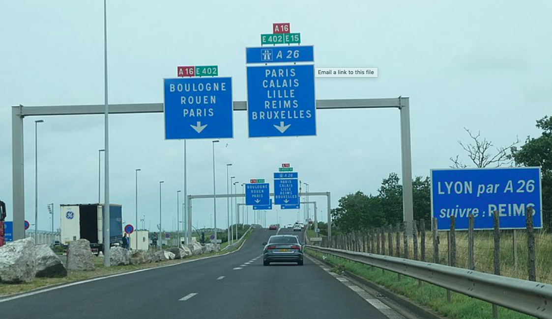 Útépítési munkák Calais irányába. Számítsanak fennakadásokra!