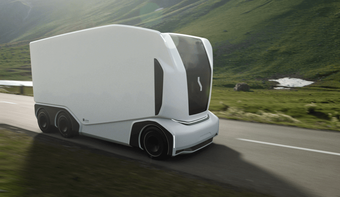 Švedijos startuolis „Einride“ priima užsakymus autonominiams sunkvežimiams