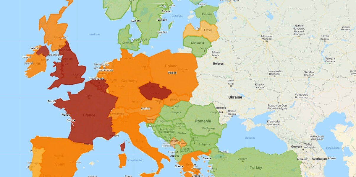 A lorry driver’s guide to Covid-19 restrictions in Europe (Updated 05/05/2021)
