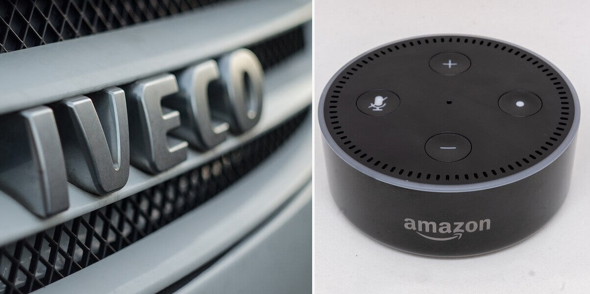 Az Iveco új „vezetőtárs”-rendszert dob piacra az Amazon Alexa segítségével