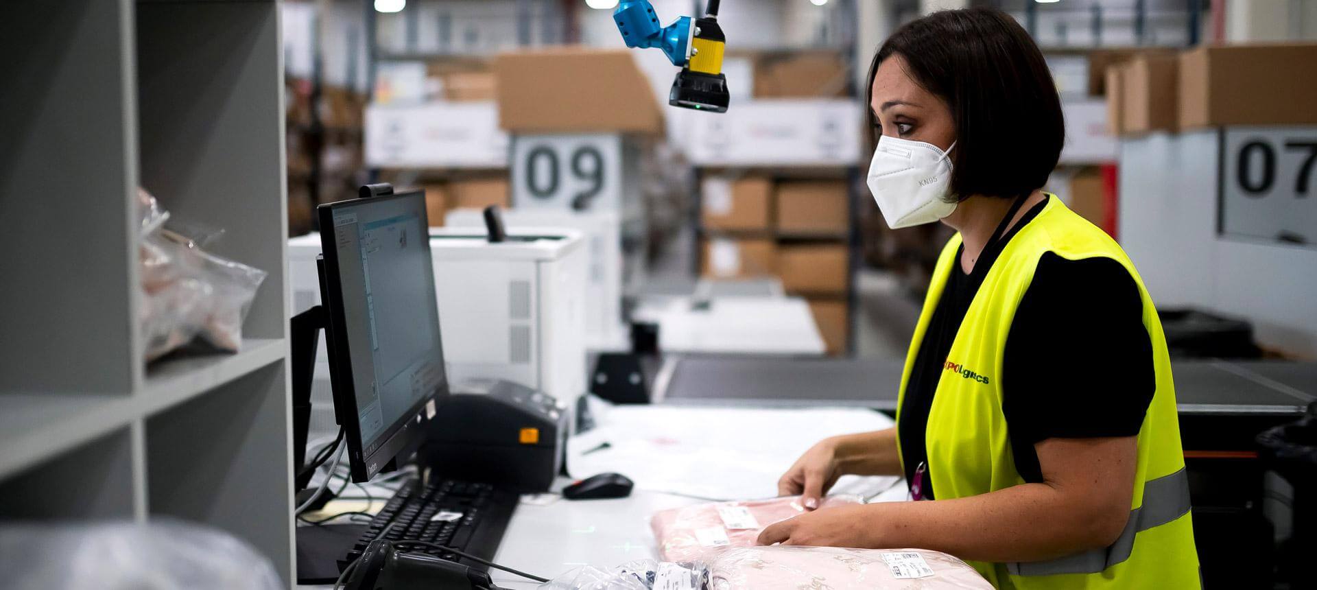 Fixed-mount barcode scanners to speed the reading of inventory