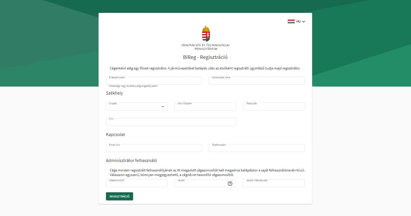 Elérhető a BIREG – regisztráljon még a héten, hogy elkerülje a bírságot!