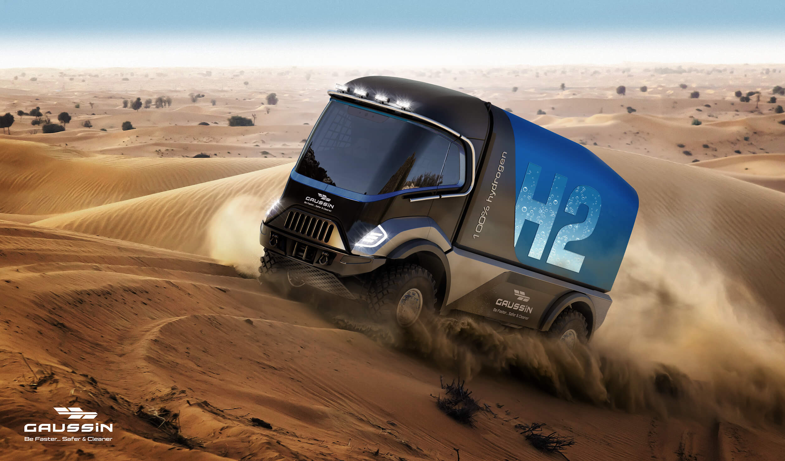 An der Rallye Dakar 2022 wird auch ein Wasserstoff-Lkw teilnehmen