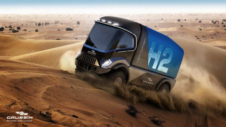 Hidrogén-cellás teherautó is indul a Dakar-ralin jövőre