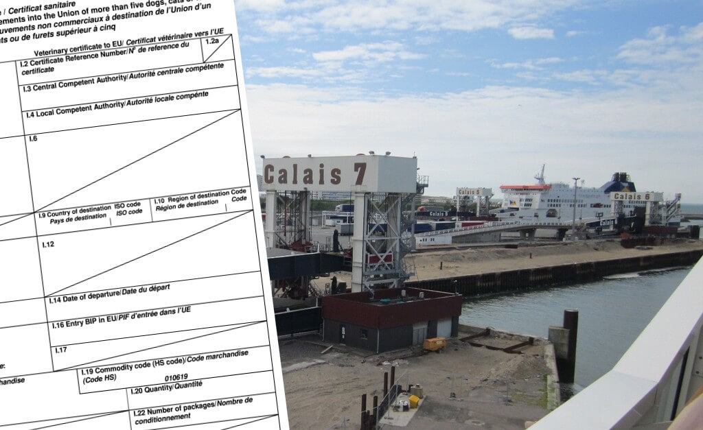 Data from French authorities shows 90% of UK Export Health Certificates filled in wrong