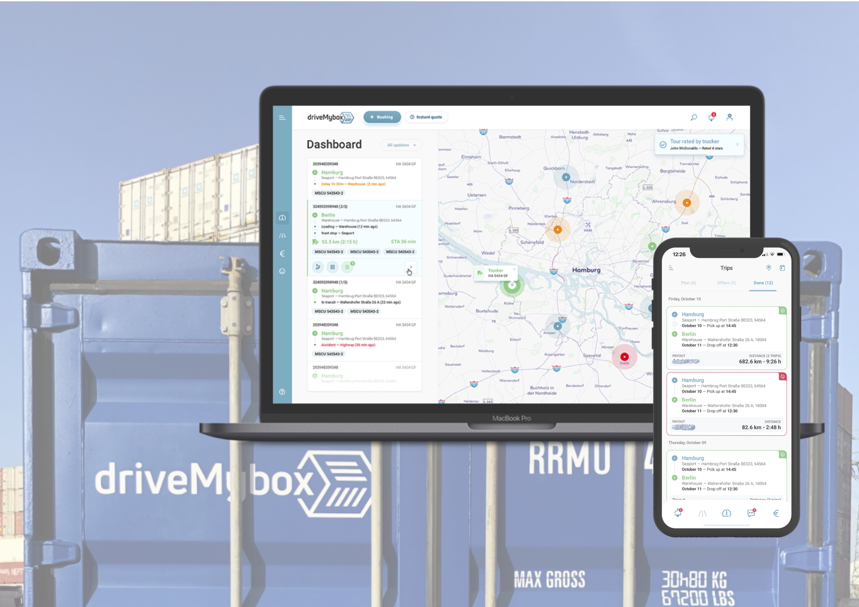 driveMybox: Digitale Trucking-Plattform startet deutschlandweit durch