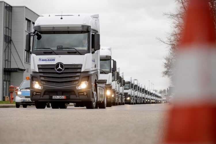 Niemiecki operator logistyczny zamówił tysiąc ciężarówek