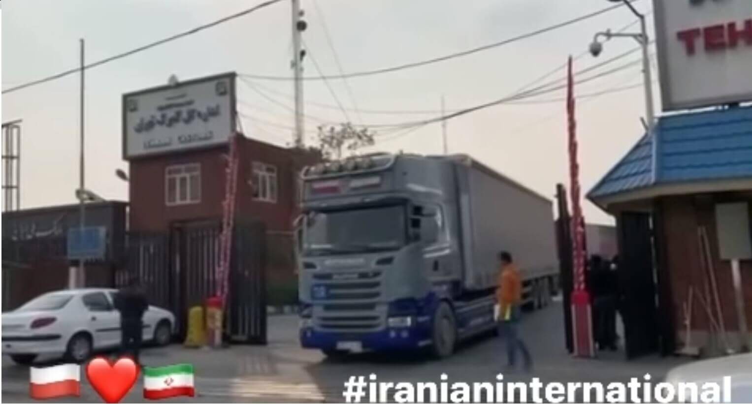 Egy év után kapta vissza az iráni kamionos a Scania-t, amit a lengyelek kalapoztak össze neki még a koronavírus előtt