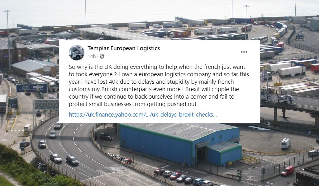 Englishman’s haulage company loses £40,000 due to post-Brexit customs checks