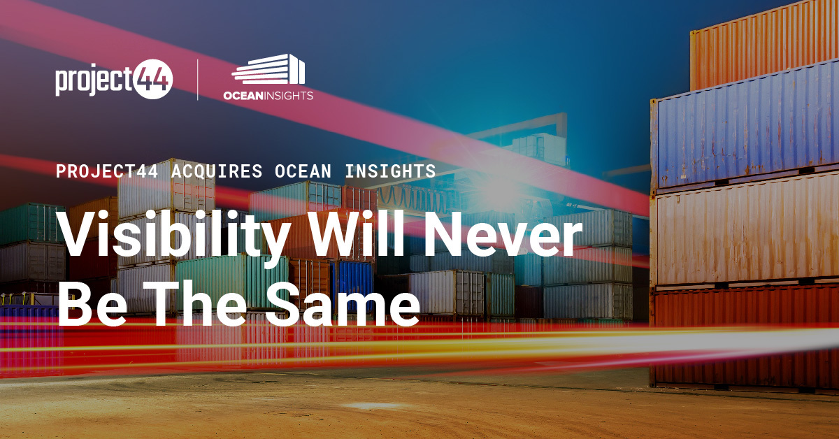 project44 übernimmt Ocean Insights