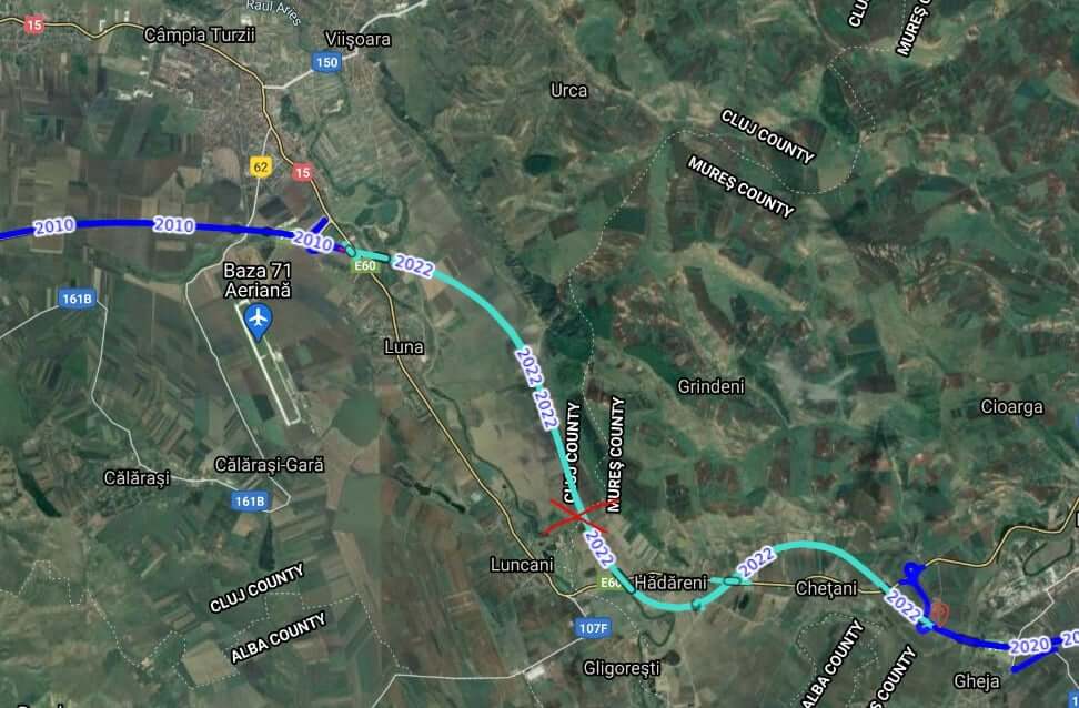 Așa cum am cerut de la începutul lui 2020, CNAIR a reziliat contractul lotului de autostradă A3 Chețani-Câmpia Turzii