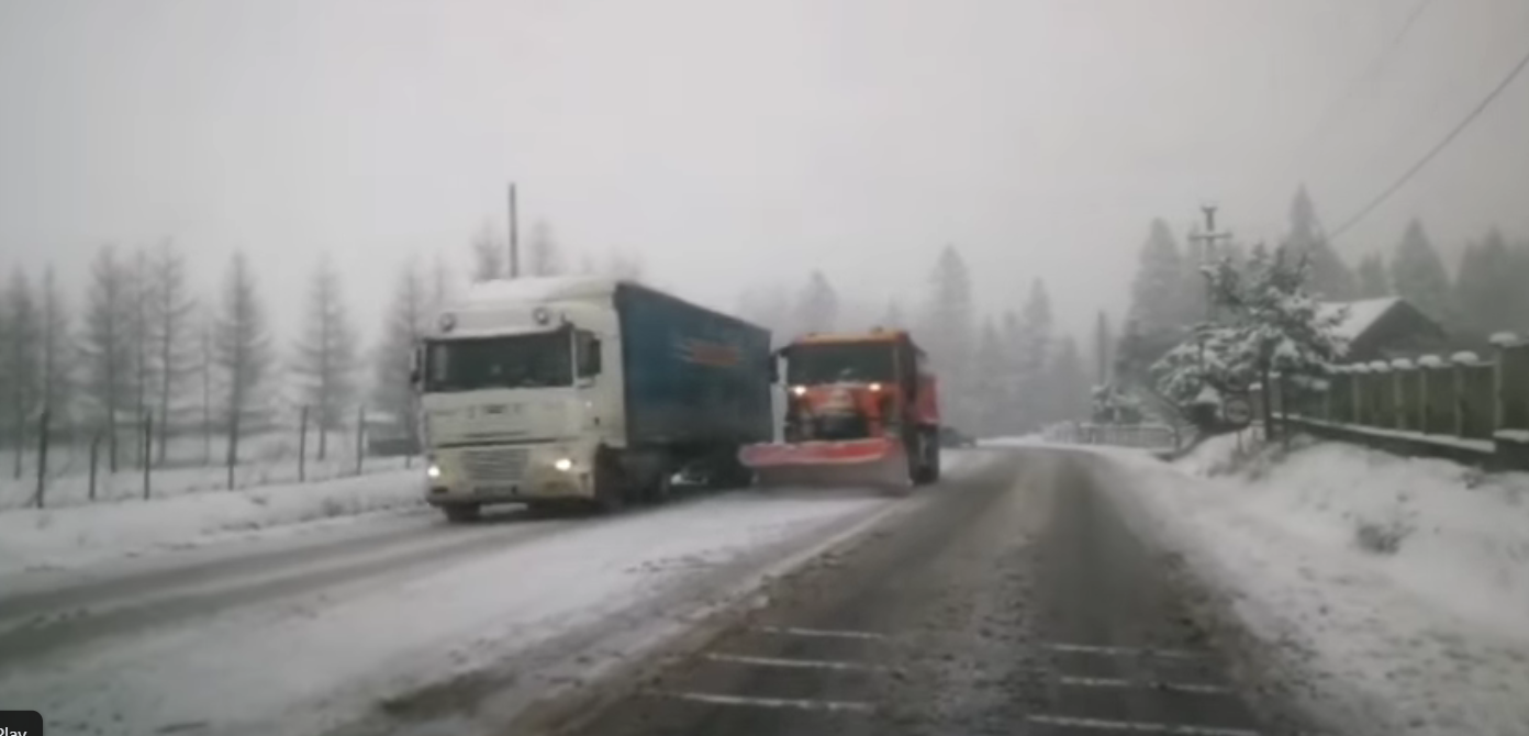 Atenție șoferi: Cod galben de ninsori