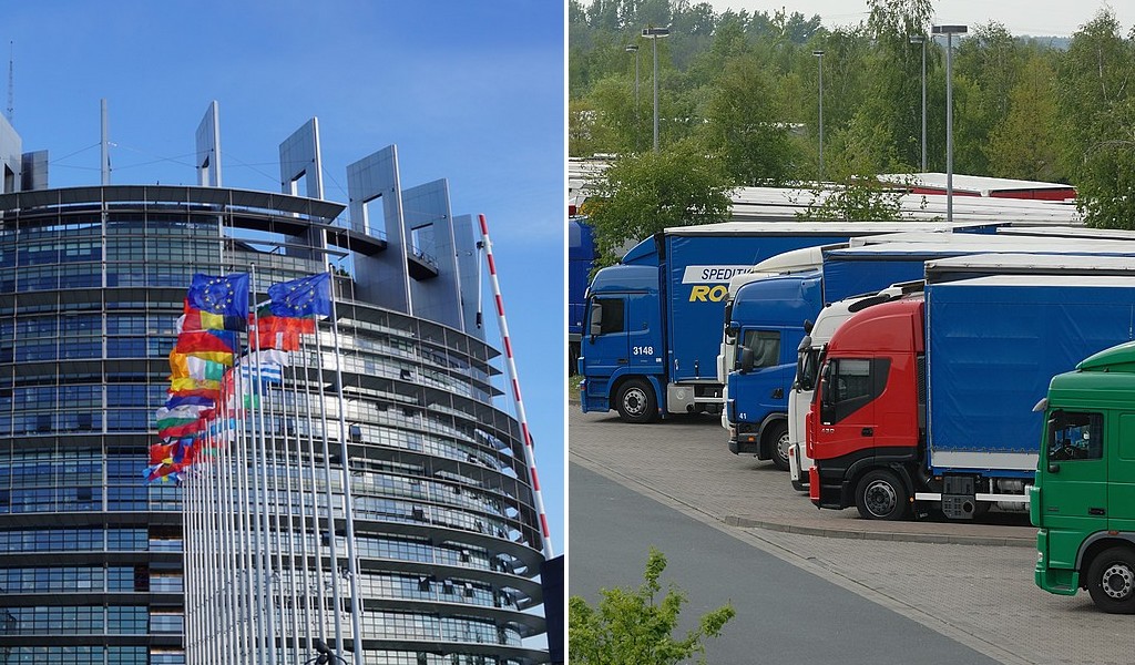 Meghívták a kamionsofőröket, hogy szólaljanak fel az Európai Parlamentben