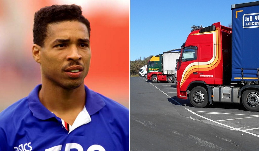 Former England International shows his respect for “massive skill” of lorry drivers