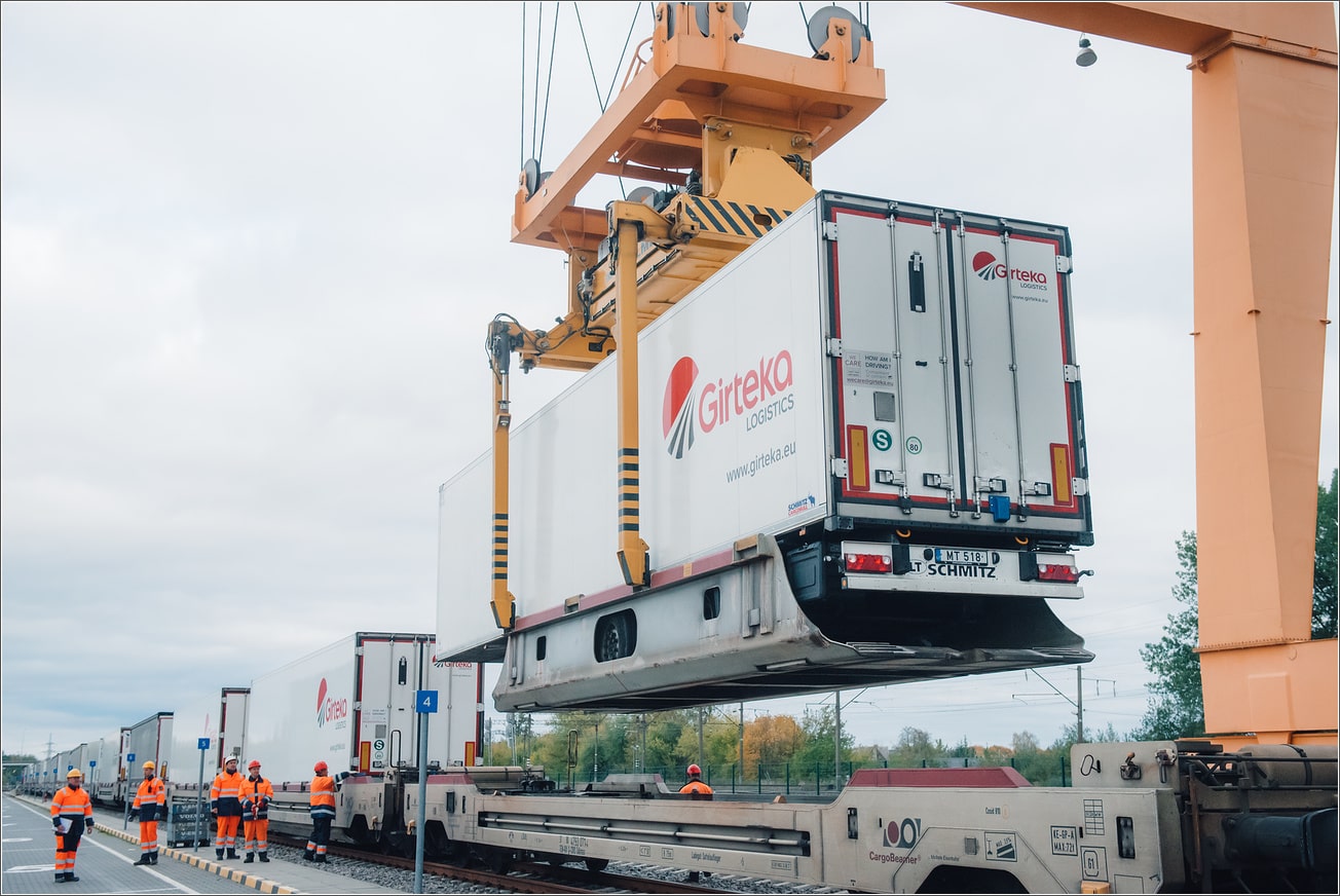 “Girteka Logistics“ plečia intermodalinių pervežimų pajėgumus. Šiuo metu įmonė jau pasiekė 2020 metų tonažą