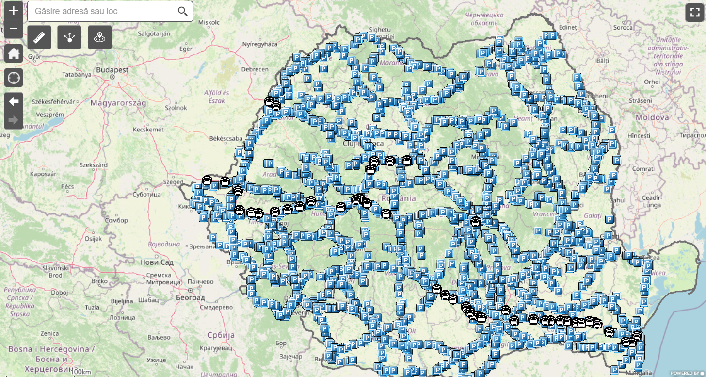 CNAIR a lansat o aplicație mobilă pentru parcările și spațiile de servicii aferente drumurilor naționale și autostrăzilor