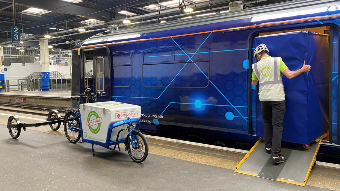 Converted passenger trains used to deliver parcels to UK city centres