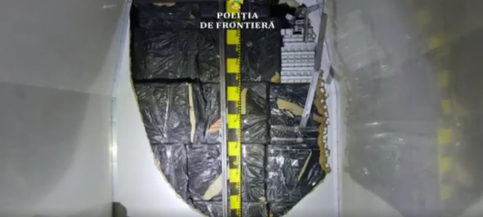 Șofer român arestat pentru contrabandă