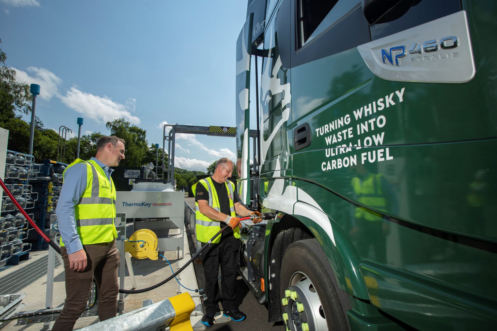 Glenfiddich fuels transport fleet with biogas made from its whisky residue