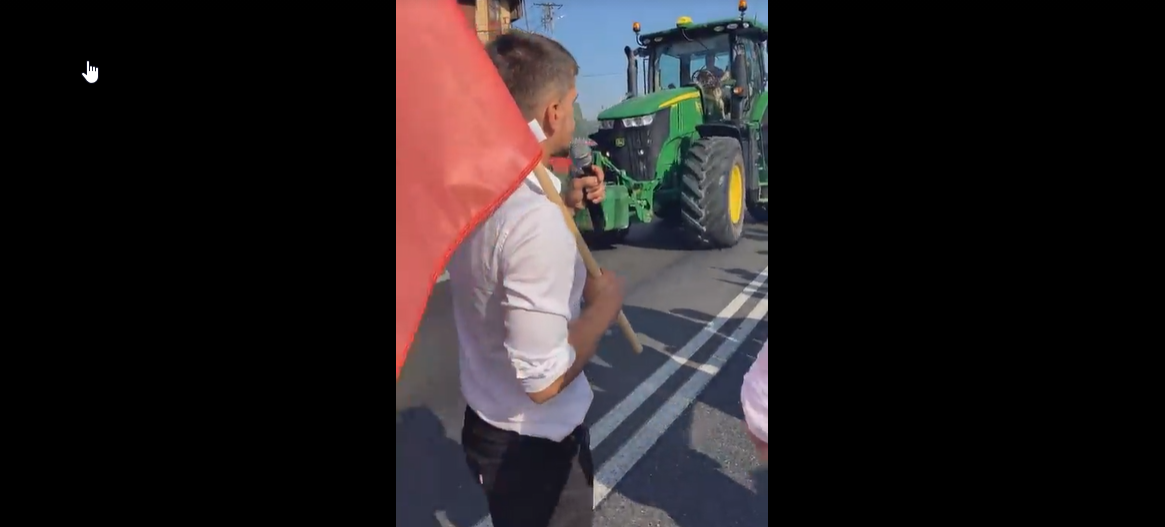 Wielki protest rolników z Agrounii. Drogę blokuje 150 traktorów