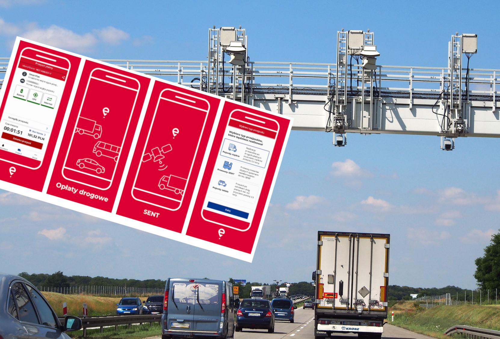 Ministerstwo daje przewoźnikom zniżkę na e-TOLL. Będą też ułatwienia dla wożących towary wrażliwe