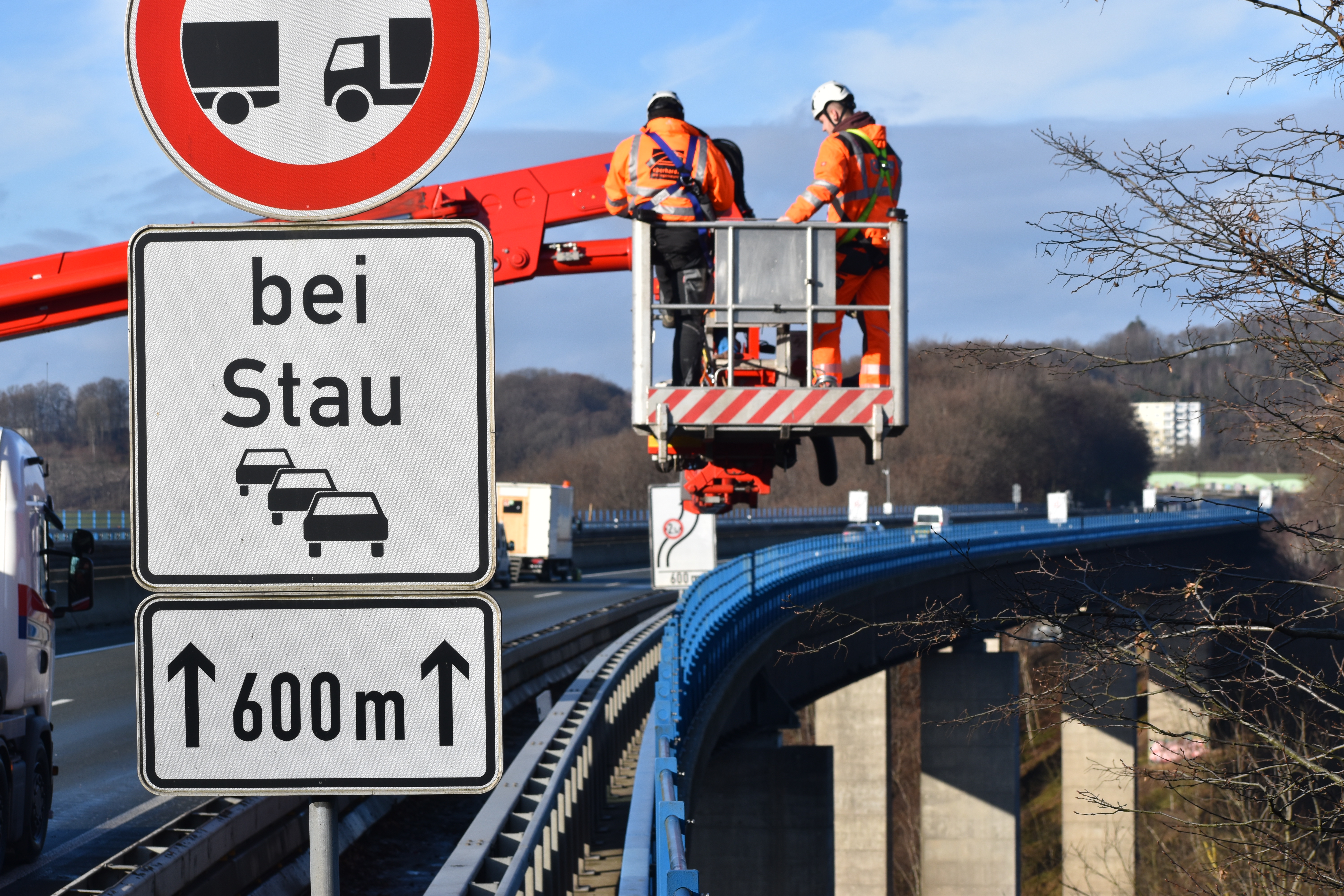 A45: Talbrücke Rahmede nur für PKW frei