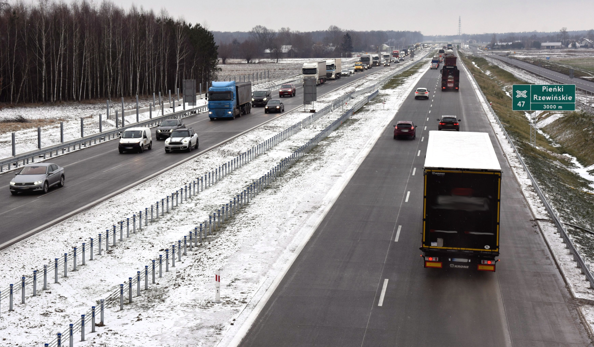 50 kilometrów nowej ekspresówki na Mazowszu na razie z ograniczeniem prędkości