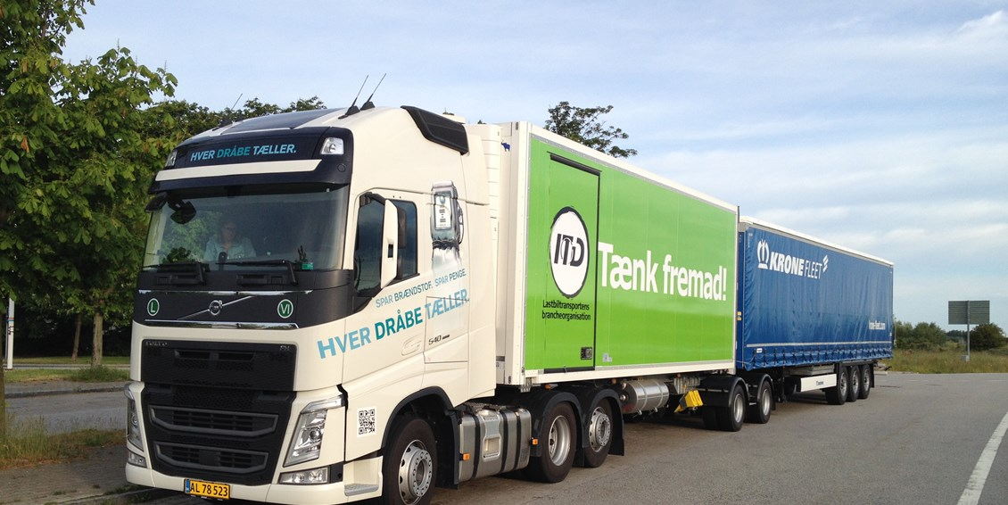 Usage of double trailers saves CO2 and cost, Danish analysis states