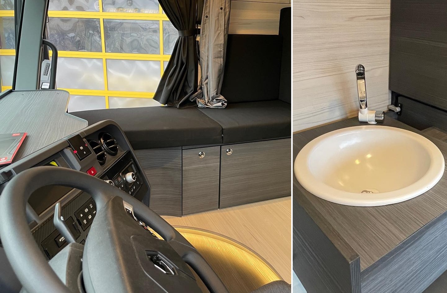 O companie germană a modificat interiorul cabinelor pentru a spori confortul șoferilor