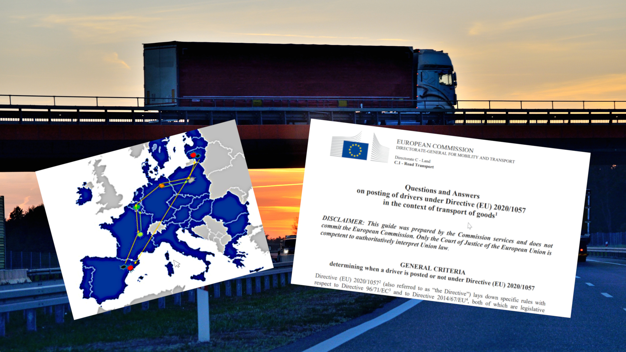 Noile obligații privind declararea șoferilor detașați intră în vigoare în februarie