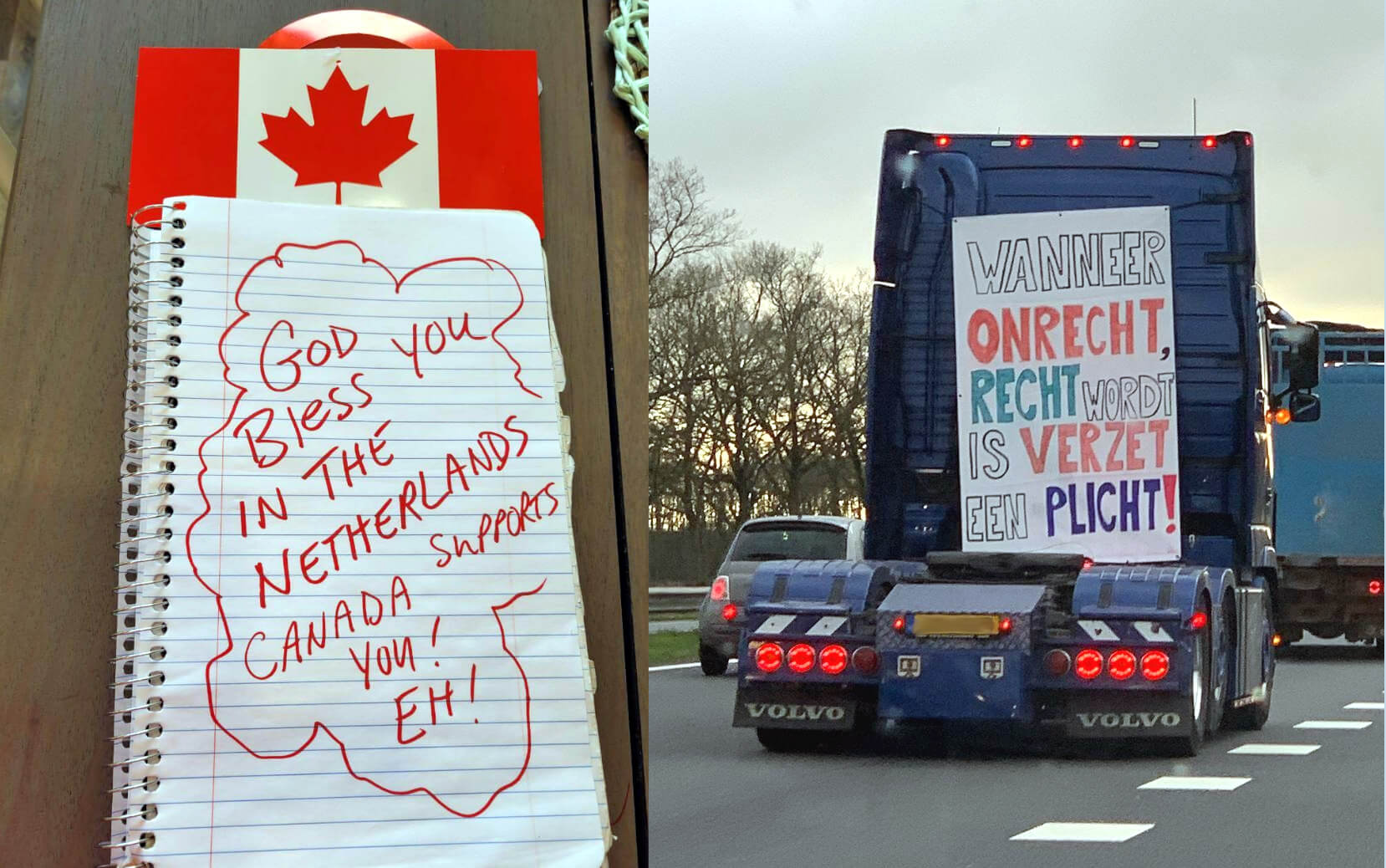 Freedom Convoy Európában: szombaton Hollandiában és Párizsban, hétfőn már Brüsszelben