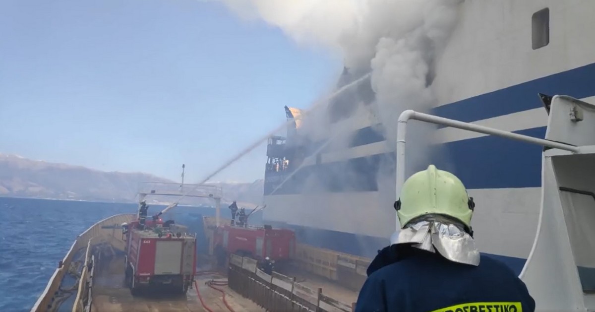 Znalezione kolejne ofiary pożaru na promie Euroferry Olympia