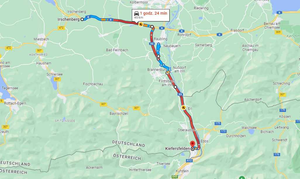 Wielokilometrowa kolejka ciężarówek na niemiecko-austriackiej granicy, a Tyrol zapowiedział kolejne ograniczenia