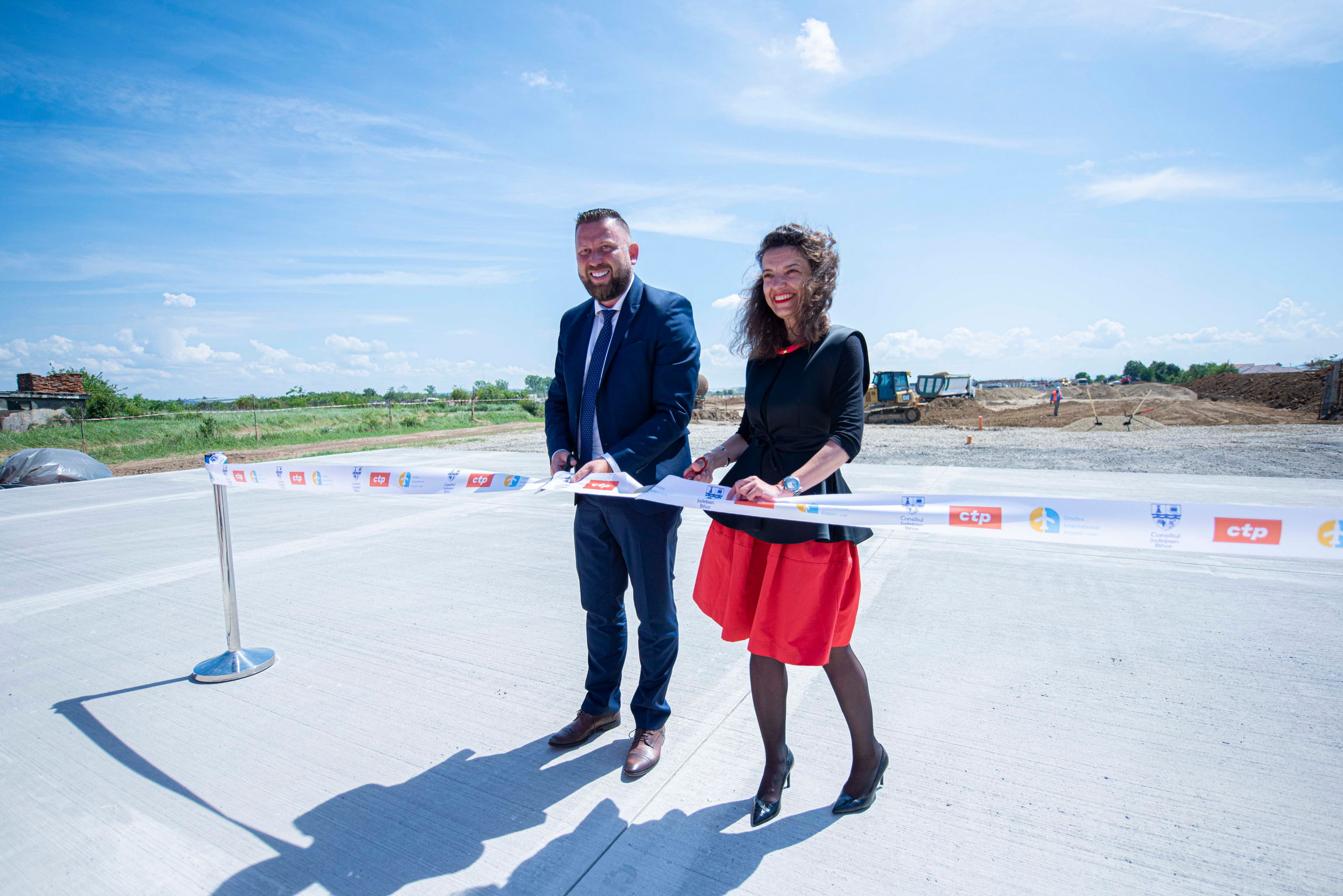 CTP a demarat lucrările la primul parc industrial din România cu terminal aerian de marfă