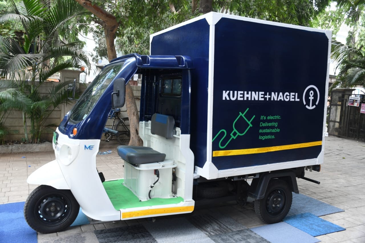 Kuehne+Nagel introduces electric vehicle services for airport cargo transfers in India