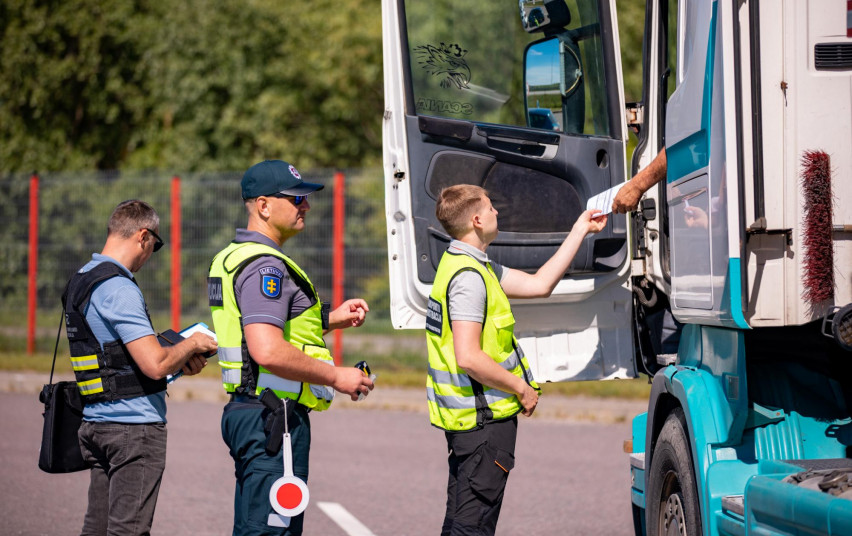 Sunkvežimių patikrinimų Lietuvoje rezultatai: pažeidimai kas antrame vilkike