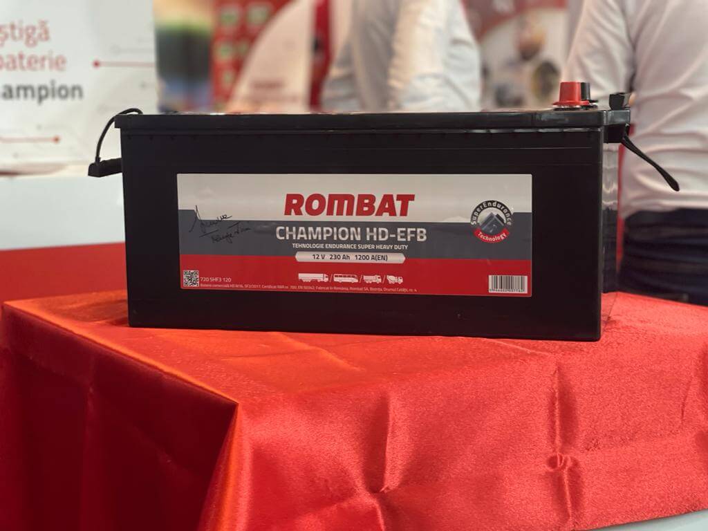 Rombat lansează o baterie destinată vehiculelor grele de trei ori mai perfomantă