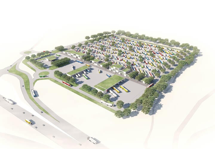 Cea mai mare parcare de camioane din Europa va fi construită în Danemarca